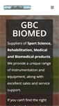 Mobile Screenshot of gbcbiomed.co.nz